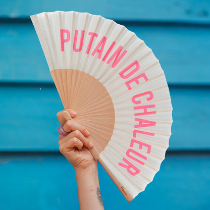 Eventail "Putain de chaleur"