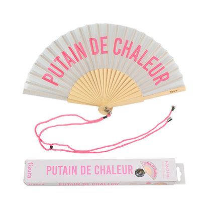 Eventail "Putain de chaleur"