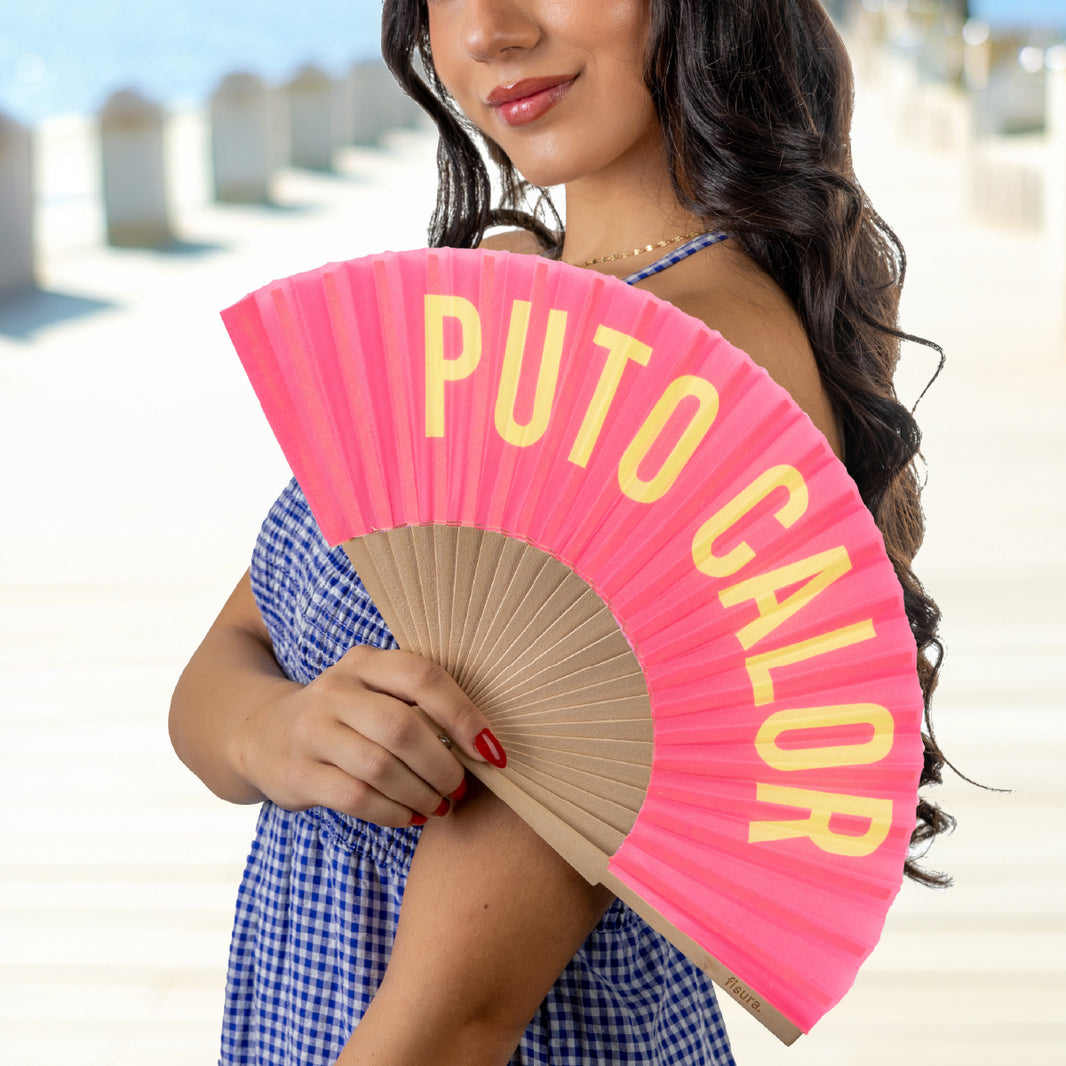 Eventail "Puto calor"