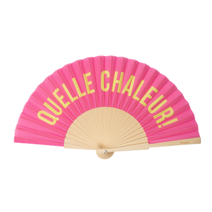Eventail "Quelle chaleur"