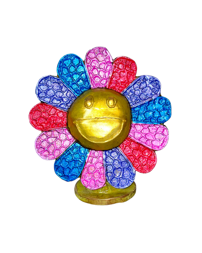 Fleur en bronze