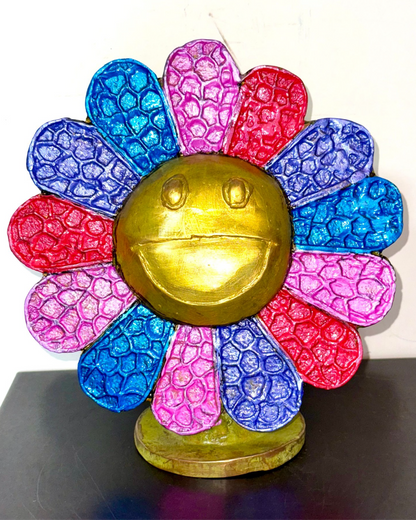 Fleur en bronze
