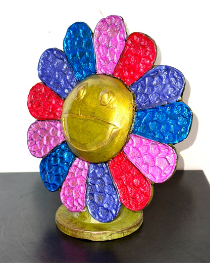 Fleur en bronze