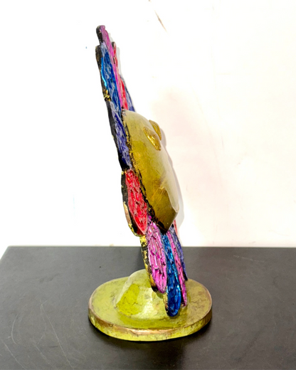 Fleur en bronze