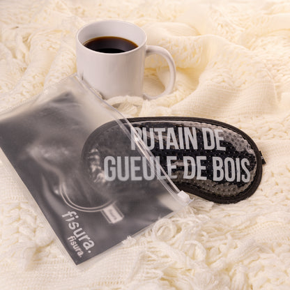 Masque gel "Putain de gueule de bois"
