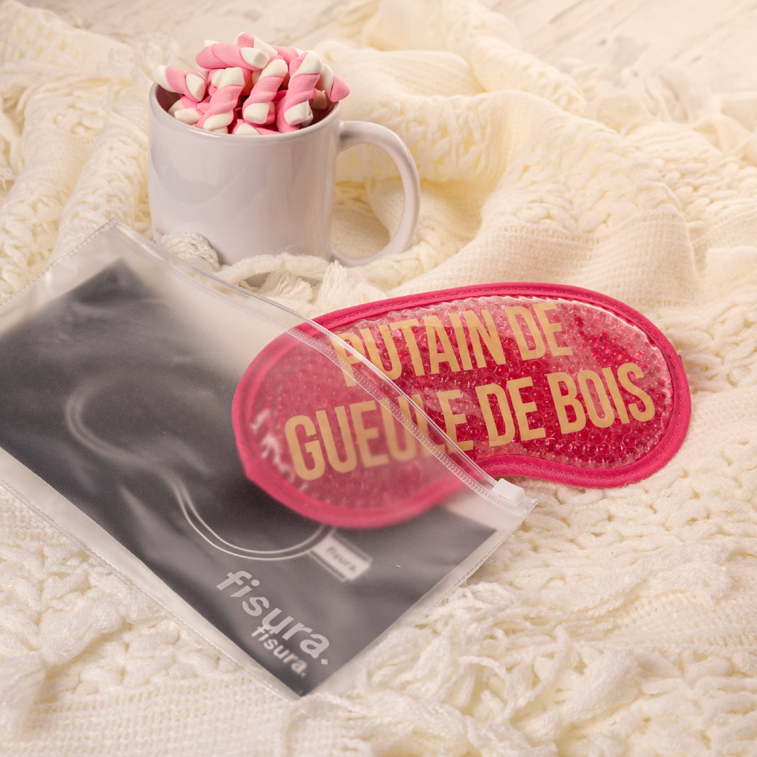 Masque gel "Putain de gueule de bois"