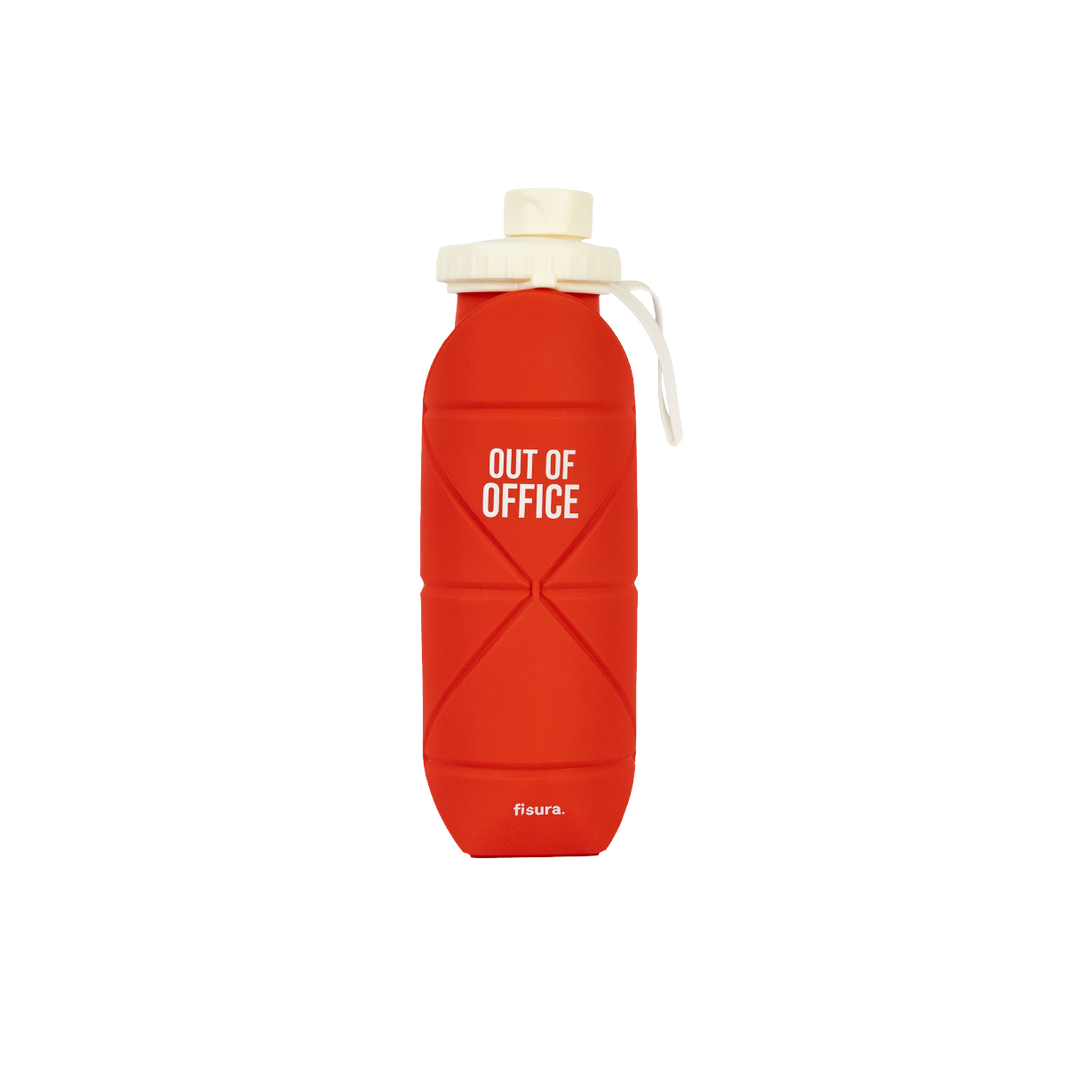Gourde pliable "Out of office"