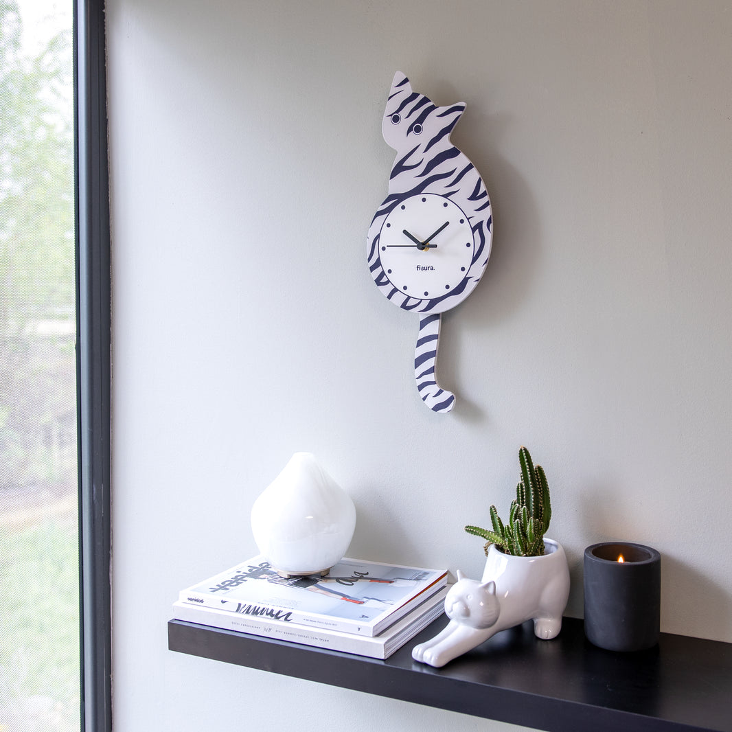 Horloge chat
