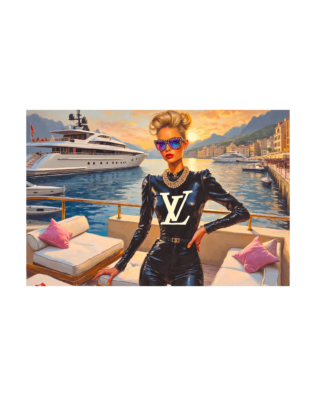 Une femme à Monaco