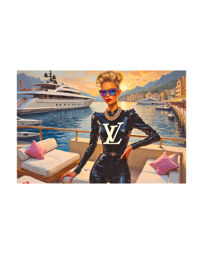 Une femme à Monaco