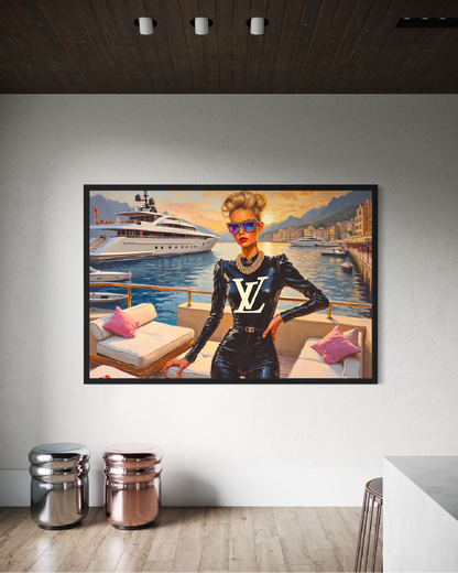 Une femme à Monaco