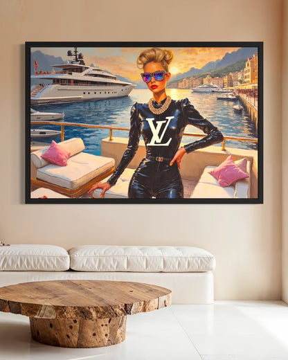 Une femme à Monaco