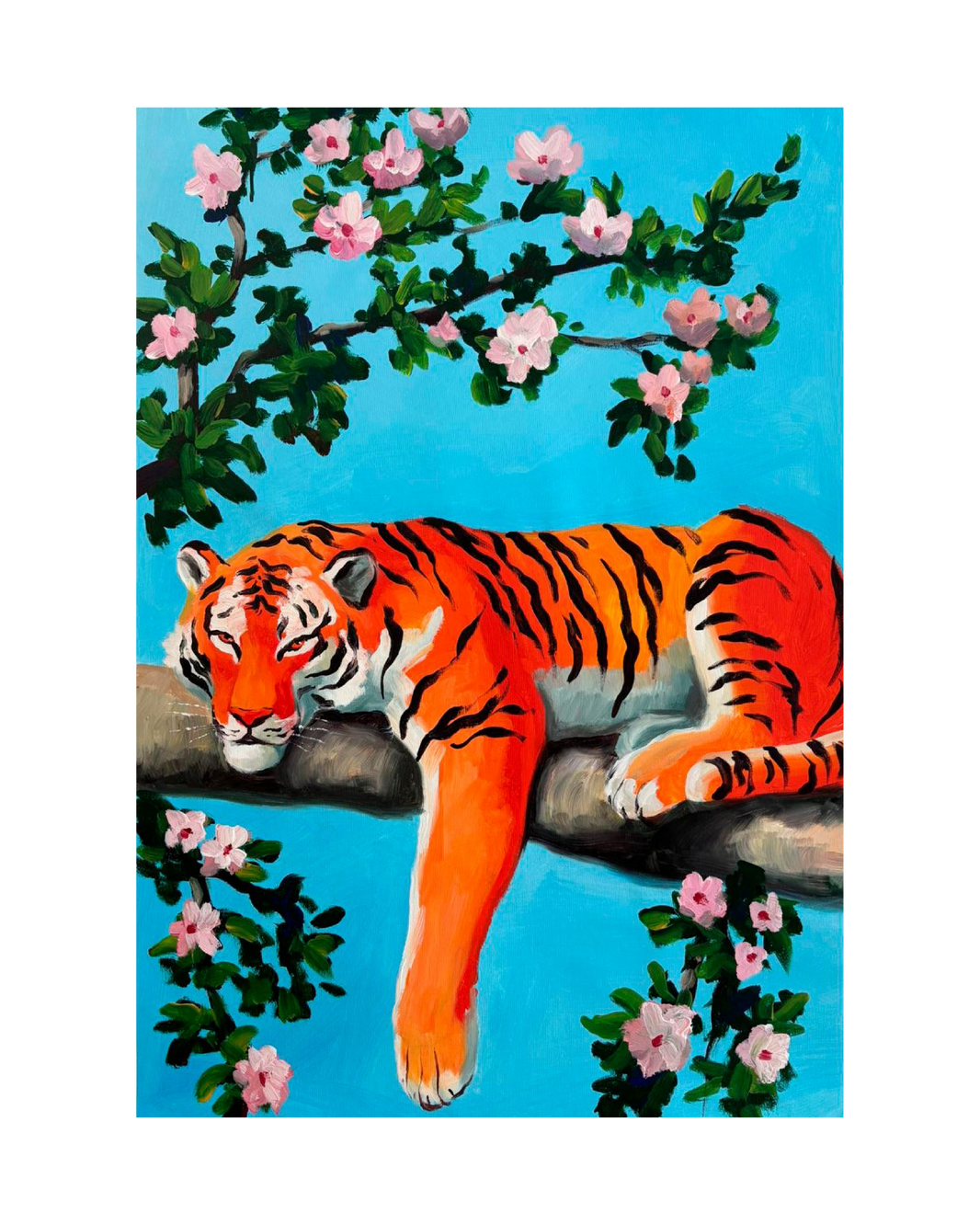 Le tigre et le cerisier