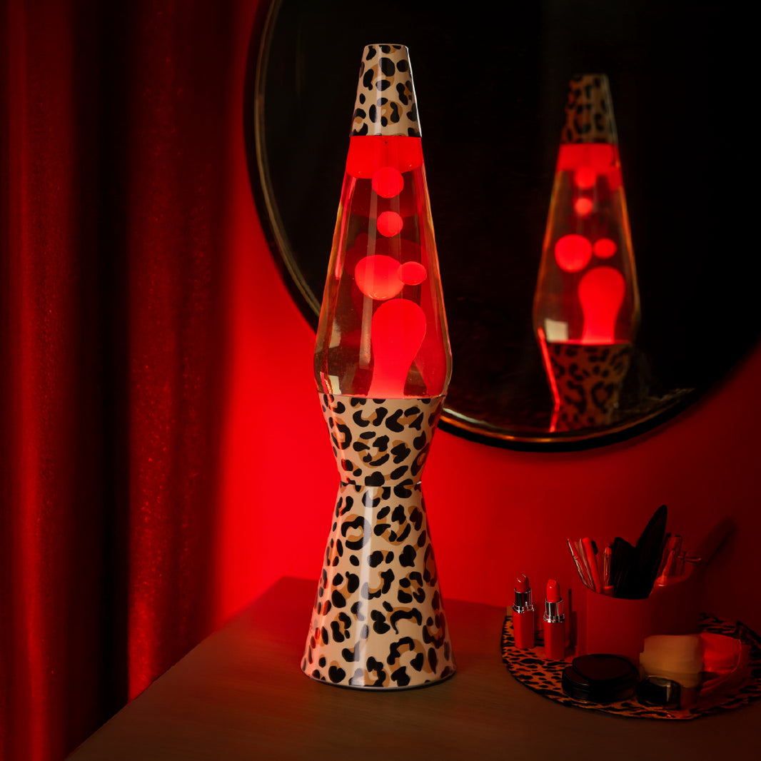 Lampe à lave léopard