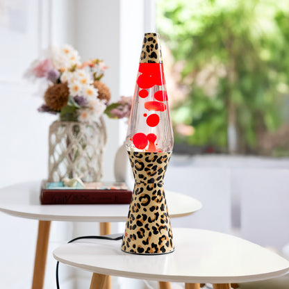 Lampe à lave léopard