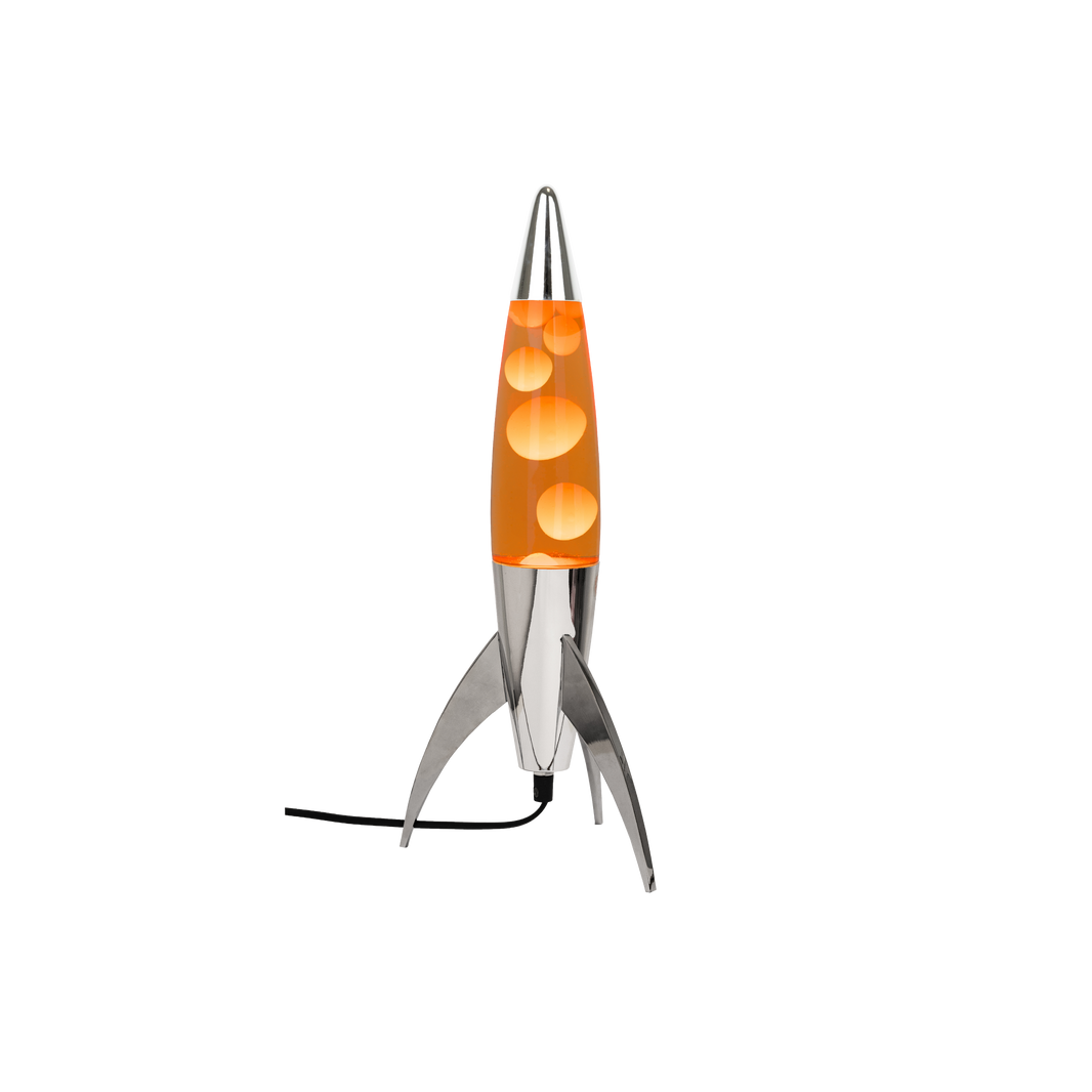 Lampe à lave fusée