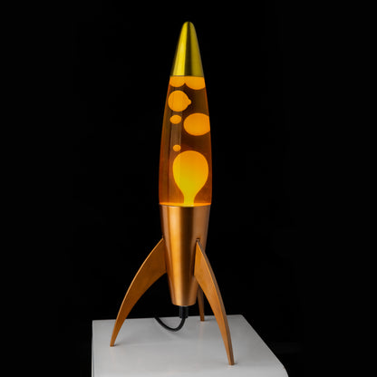 Lampe à lave fusée