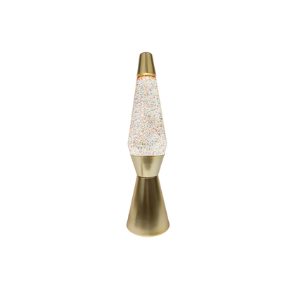 Lampe à lave paillettes