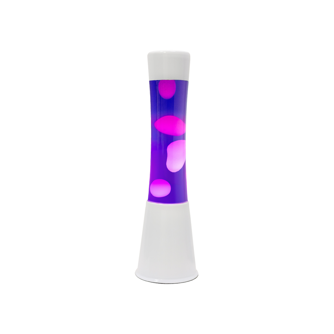Lampe à lave blanc et violet