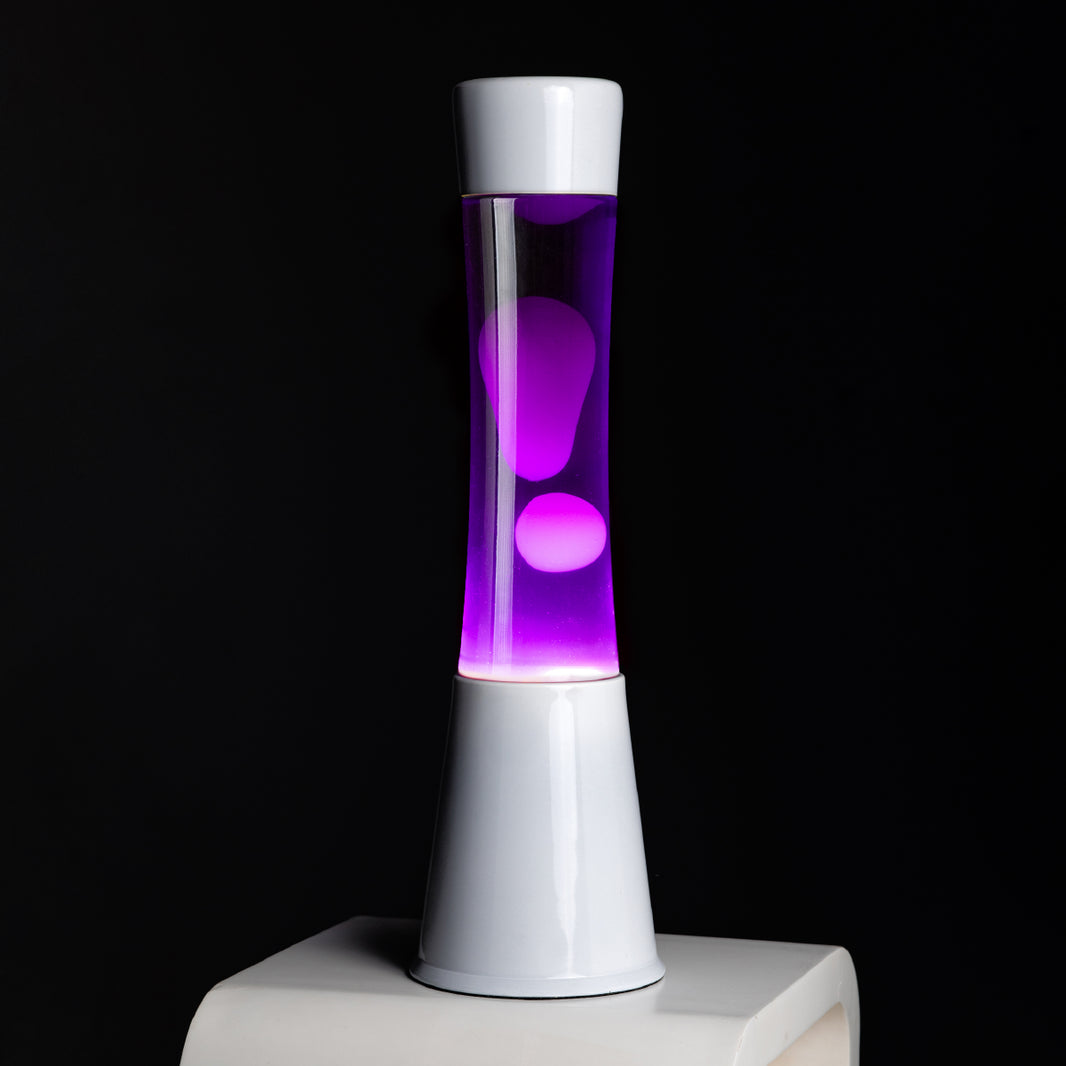 Lampe à lave blanc et violet
