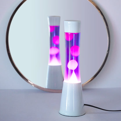 Lampe à lave blanc et violet