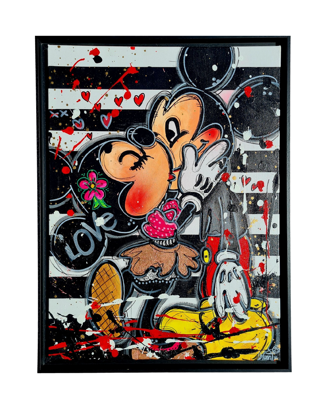 Le baiser de Mickey & Minnie