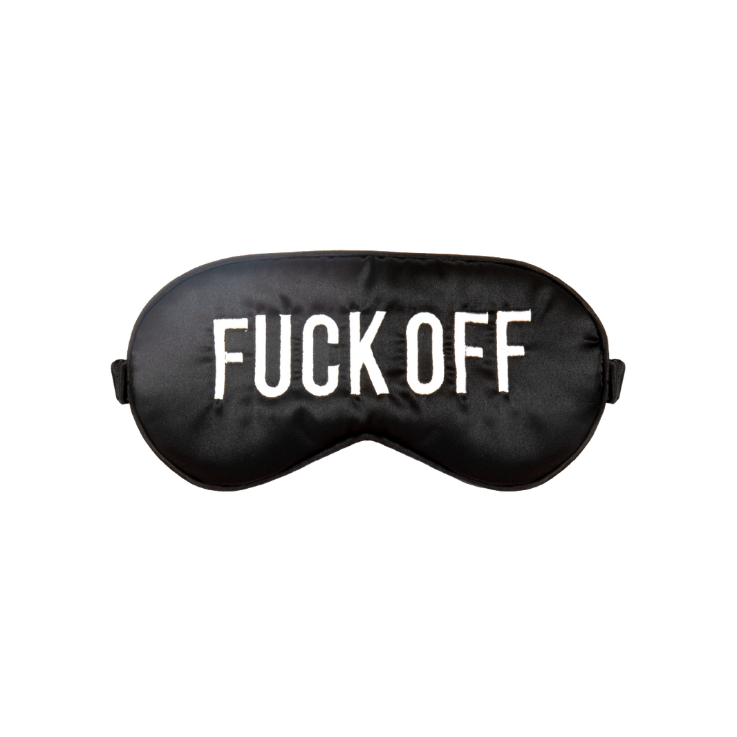 Masque de nuit "Fuck off"
