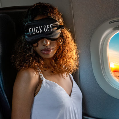 Masque de nuit "Fuck off"