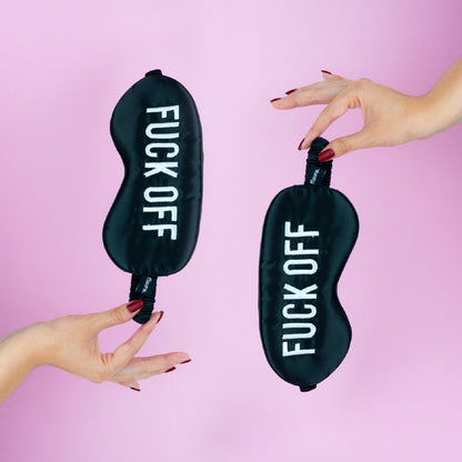 Masque de nuit "Fuck off"