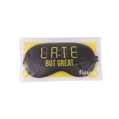 Masque de nuit "Late but great"
