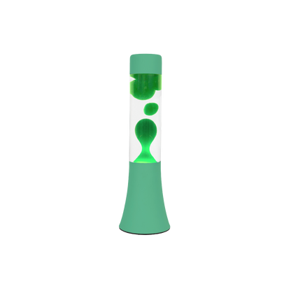 Mini lampe à lave vert mat