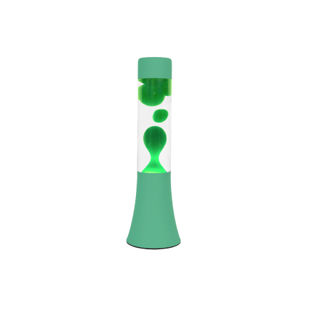 Mini lampe à lave vert mat