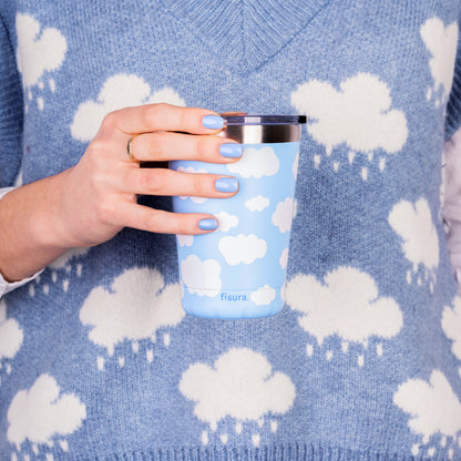 Mug isotherme nuages