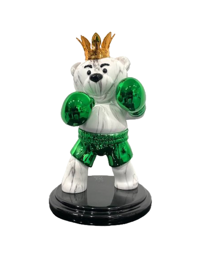Boxing bear green