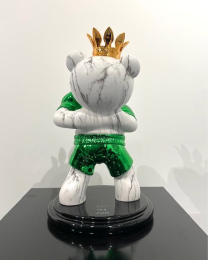 Boxing bear green