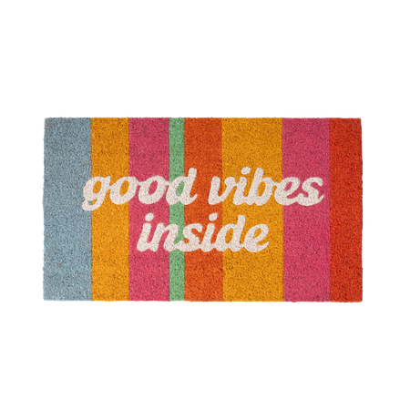 Paillasson "Good vibes inside"