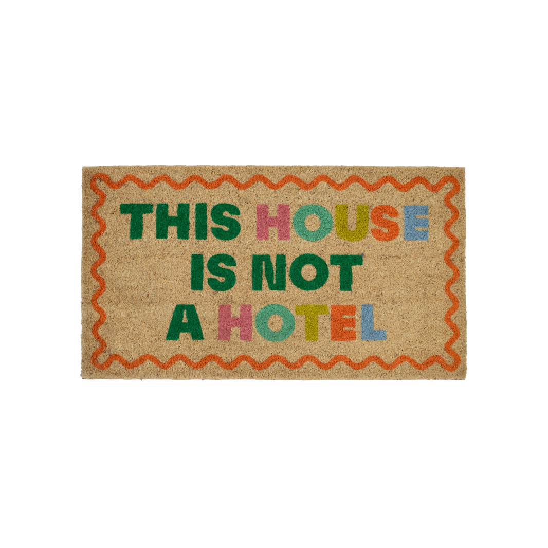 Paillasson "This house is not hotel"