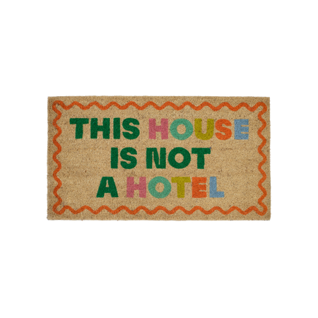 Paillasson "This house is not hotel"