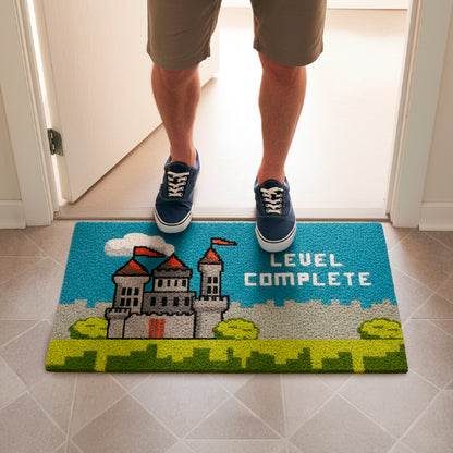 Paillasson "Level complete"