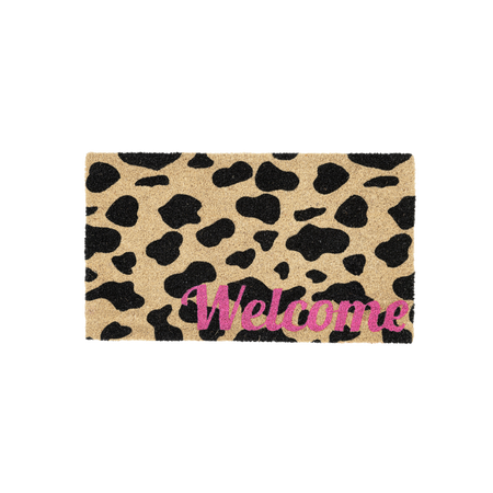 Paillasson "Welcome" motif vache