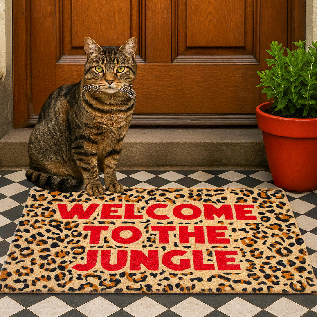 Paillasson "Welcome to the jungle"