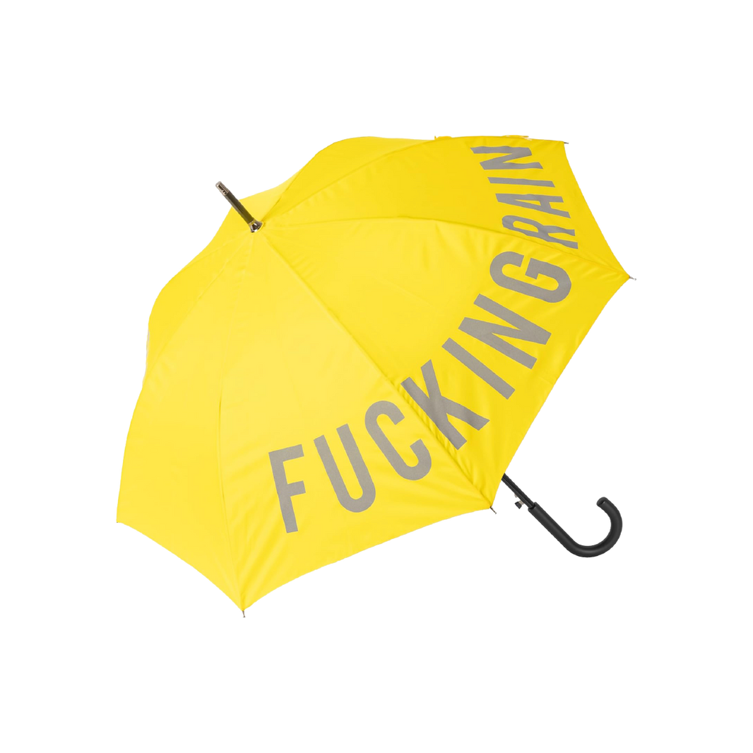 Grand parapluie "Fucking rain"