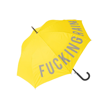 Grand parapluie "Fucking rain"