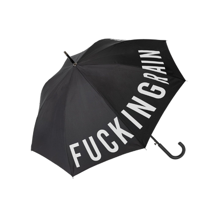Grand parapluie "Fucking rain"