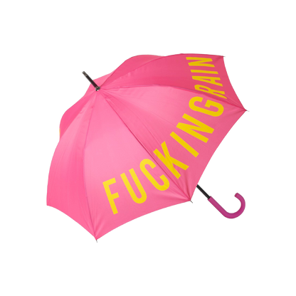 Grand parapluie "Fucking rain"