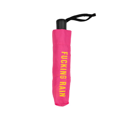 Parapluie pliable "Fucking Rain"