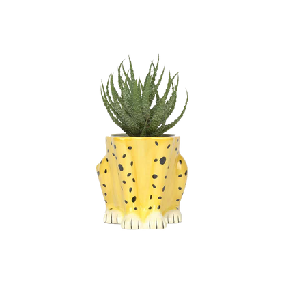 Pot / vase guépard