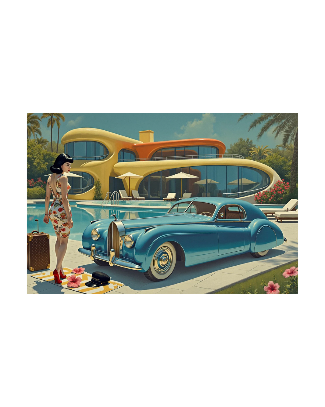 Bugatti and the model