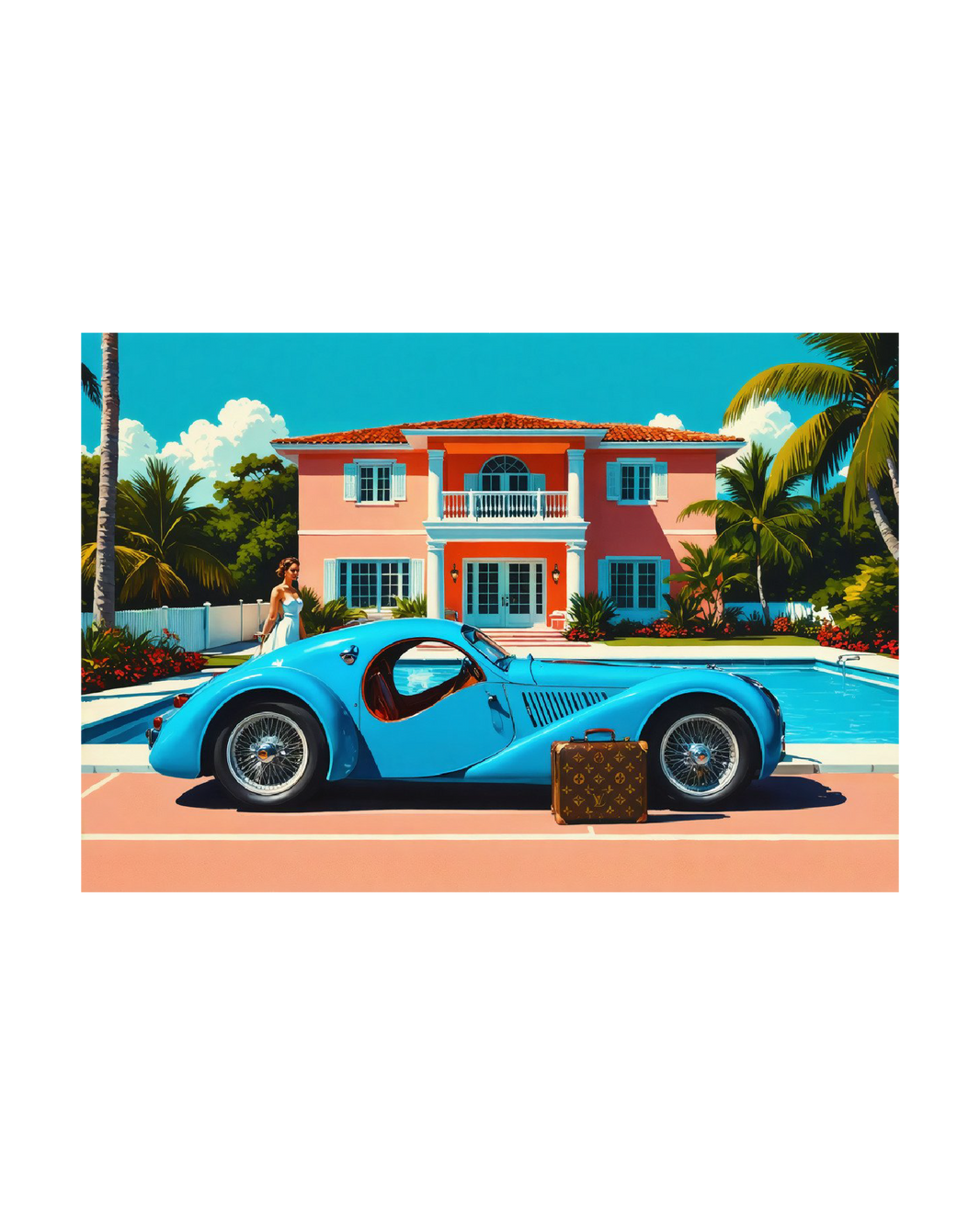 Old Bugatti in Miami