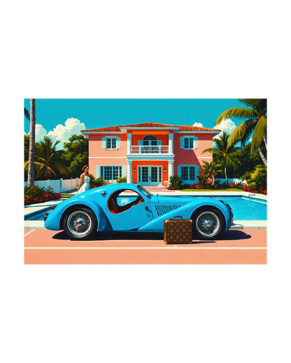 Old Bugatti in Miami